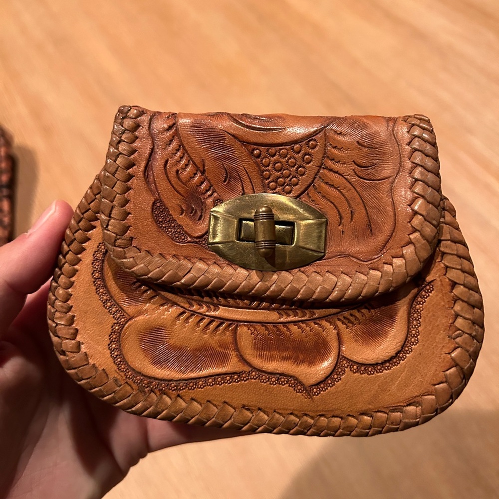 Leather Coin Purse Thrifted